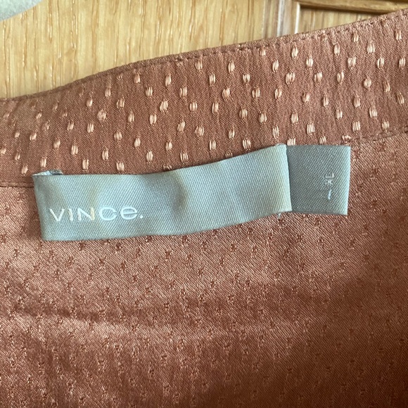 Vince Long Sleeve Silk Blouse - Picture 2 of 5